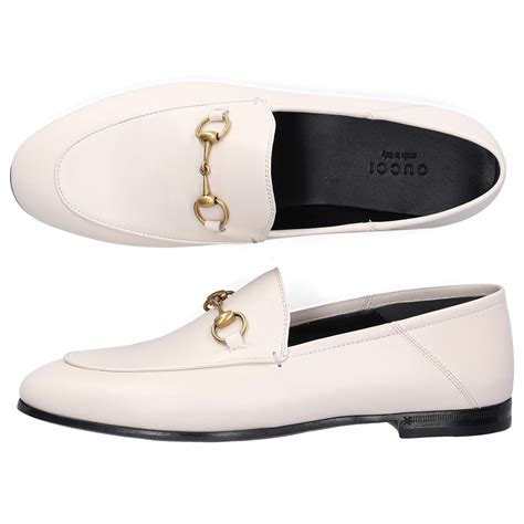 gucci flats women's|gucci white loafers women.